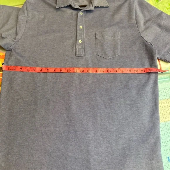 Ralph Lauren Blue Polo Shirt XL Ptp 23 - Picture 6 of 9
